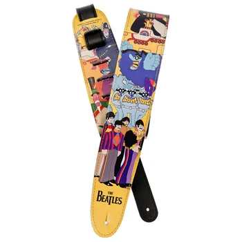 

25lb06 Beatles guitar strap, Yellow Submarine, Planet Waves