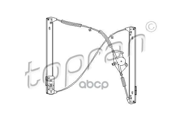 Стеклоподъемник Audi A4 B6/B7 Пер.Лев. Topran 111275755 topran арт. 111275755