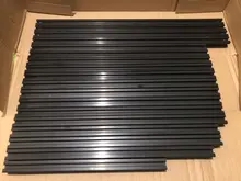 Arbitrary Cutting 1000mm 2020 Black Aluminum Extrusion Profile,Black Color.