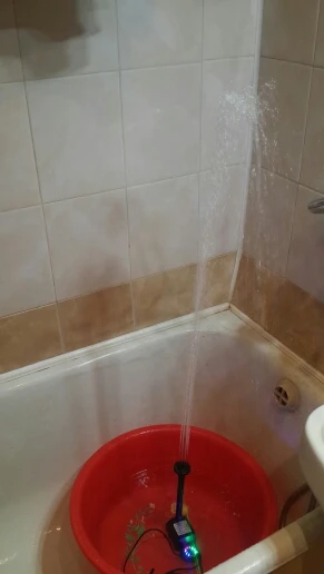 USB Water Pump Ultra-quiet with Power Cord Waterproof Fountain with 12 LED Light for Garden Water Pump Aquarium Fountain фонтан photo review