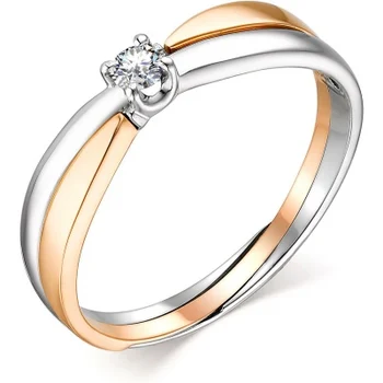 

Alcor ring with 1 red gold diamond