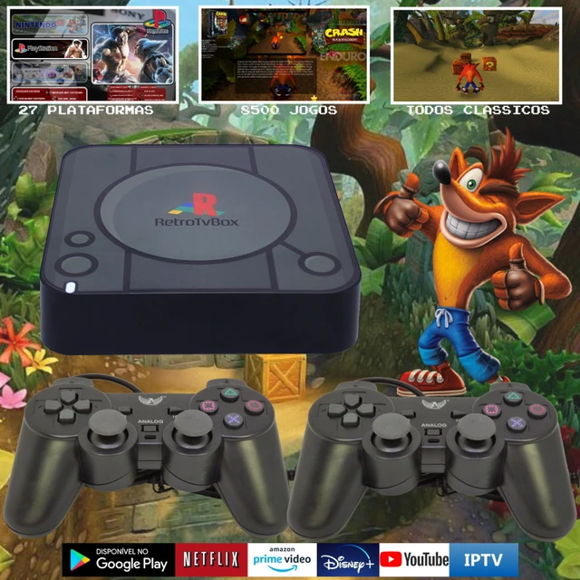 derefter tælle Zeal Video Game Retro Playstation With 8500 Games + 2 Controls + Turn Your Tv  Into A Netflix Smart Tv Amazon Prime Disney + - Video Game Consoles -  AliExpress