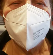 Mascarilla de 5 capas KN95 con filtro FPP2, máscara respirador reutilizable FFP2, 1-200 piezas