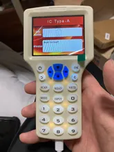 Lector de tarjetas de Control de acceso RFID, frecuencia IC/ID, NFC, escritor de tarjetas de cifrado, Chip UID, duplicador, copiadora de llaves inteligentes, 10 en inglés