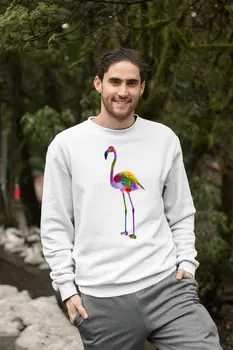 

Angemiel Wear Colorful Flamingo Male Sweatshirt