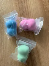 Puff cosmético en polvo para mujer, base de maquillaje esponja, belleza para maquillaje, herramientas y accesorios, forma de gota de agua, 1 ud.