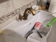 Antique Faucet Mixer Basin Sink Black Bathroom Bronze Vintage Brushed Crane Swan Hot-And-Cold-Water-Crane