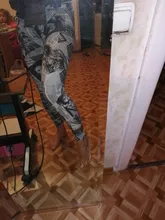 Leggings de entrenamiento blanco y negro para mujer, ropa informal con impresión de carta periódico con impresión, pantalones informales sexys de Fitness para verano, 2019