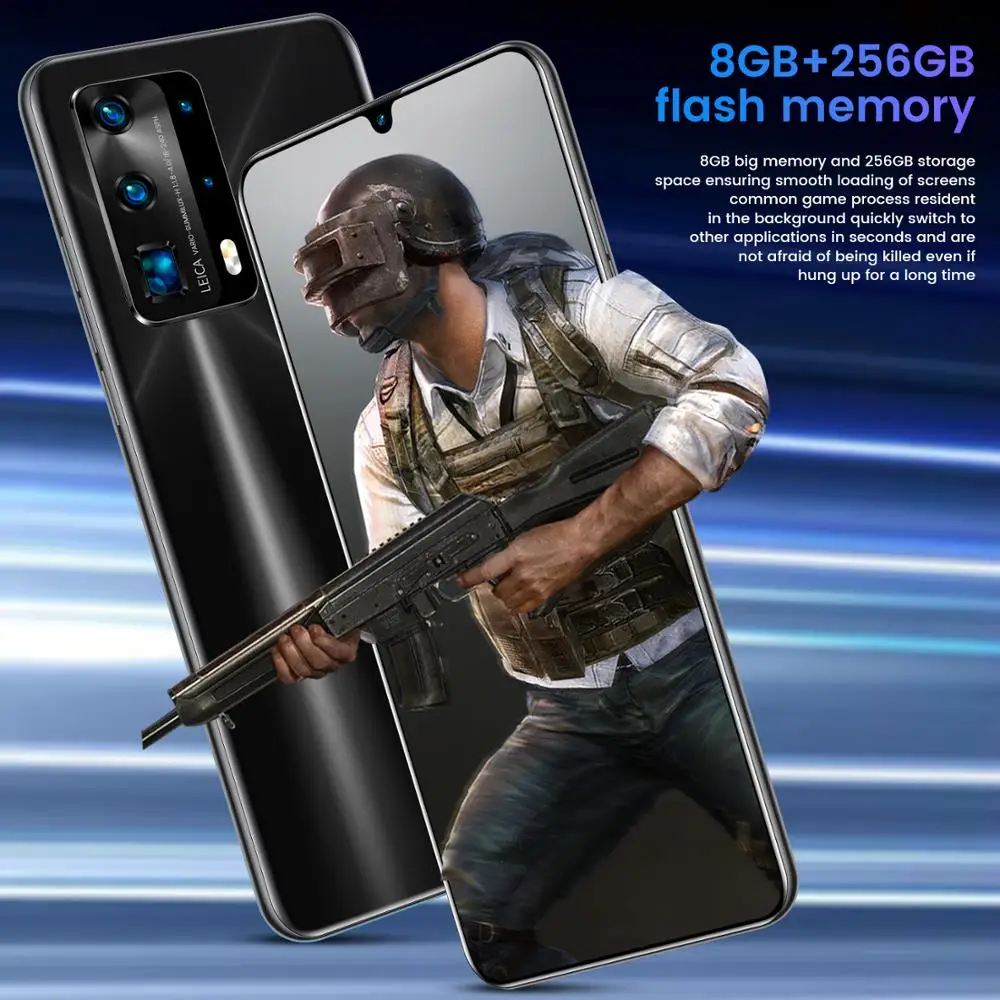 Hot P40 Pro 6.8 inch Full Display Android