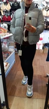 Puffer Jackets Coat Streetwear Reflective Women Winter Warm Night No AS262 Loose Fluorescent