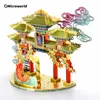 Microworld 3D Metal Puzzle Carp Gantry Building Model Kits DIY Jigsaw Graduation Blessing Gifts Christmas For Desktop Decoration 2