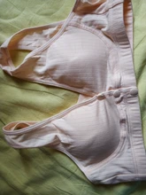 Sujetador de lactancia de algodón para mujeres, transpirable, de verano, de maternidad, de talla grande, fácil de alimentar, sin aros