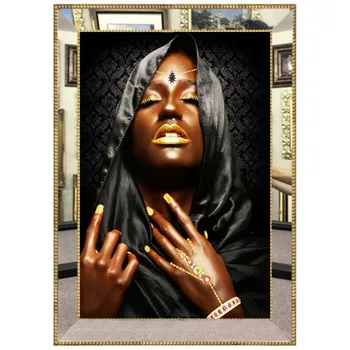 

Digital 3D Mirror Framed Luxury Glass Table 45 * 60 cm