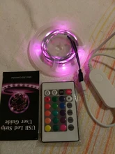 20M-1M USB LED Strip Light 5050 SMD USB RGB Lights Flexible LED Lamp Tape Ribbon RGB TV Desktop Diode Tape adapter