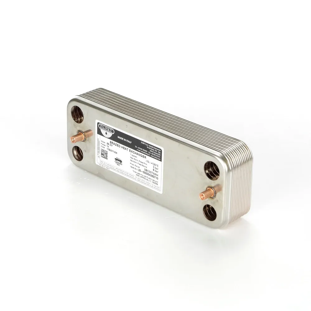 Zilmet Пластинчатый теплообменник для котла BAXI Luna-3 на 24кВт артикул 711612800 14 пластин