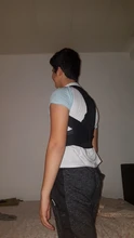 Aptoco-corrector postural de espalda ajustable, corrector de postura para clavícula y espalda, entrenador corregir espalda encorvada