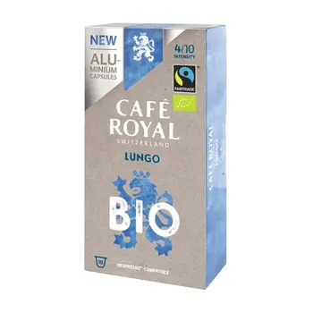 

BIO LUNGO, Coffee Royal 10 capsules Aluminum compatible Nespresso