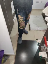 Pantalones vaqueros de tela vaquera estampada con flores para mujer, vaqueros de cintura alta con bolsillos para mamá, Vaqueros rectos ajustados, ropa femenina informal de verano