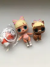 Mascota de unicornio sorpresa para niños, juguete de regalo para mascotas grandes y pequeñas, 1 pieza, LOL, uniponi, mono, perro, gato, conejo, 3-6cm