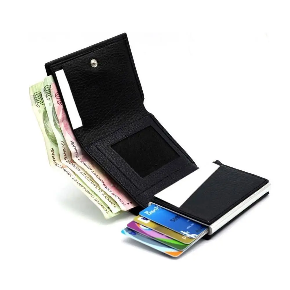 Lederax Automatic Card Holder & Wallet