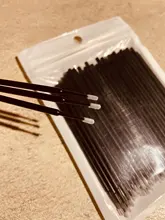 Extensiones de pestañas Micro desechables, duraderas, aplicadores individuales de belleza, herramientas para quitar pestañas, 50/100 unids/bolsa