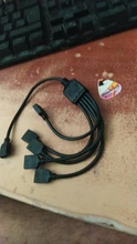 Power-Splitter-Cable Strip-Light Led-Tape-Connector 4pin-Needle 4-Pins for RGB 1-To-1-2-3-4-5-Plug