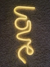 Sign-Lamp Battery-Box Nightlight Led-Neon-Lights Christmas Wedding Double-Powered Love-Shape