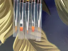 Uds 2 pincel delineador de manicura de Gel de uñas arte pintura plumas polaco que salpican lápiz cepillo para manicura uñas encantos herramienta de belleza