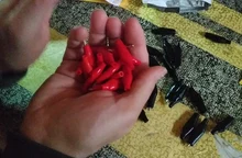 20 Pcs 28MM Black Red Soft Plastic Coated Testing Probe Mini Alligator Test Clips