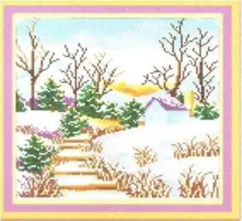 

7496 mosaic Cristal 'zima', 35*35 cm