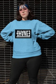 

Angemiel Wear Reverse Change Blue Women Sweatshirts