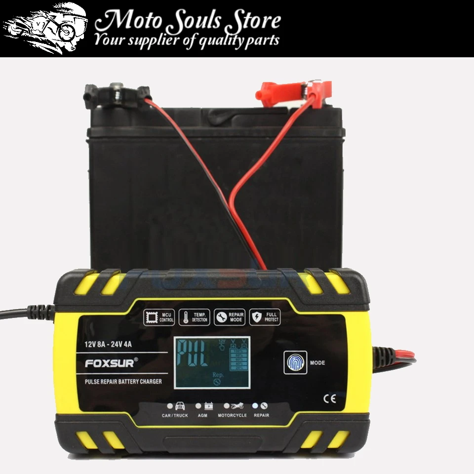 Импульсное зарядное устройство для свинцовых и гелиевых аккумуляторов 12V 6 150Ah 24V