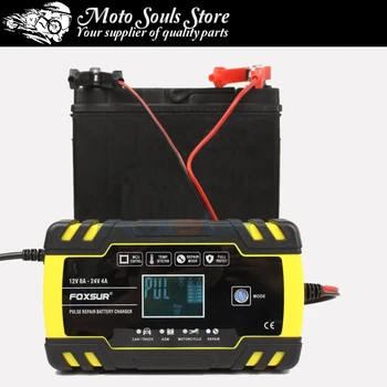 

Impulse charger for lead and gel battery capacity from 4Ah to 100Ah