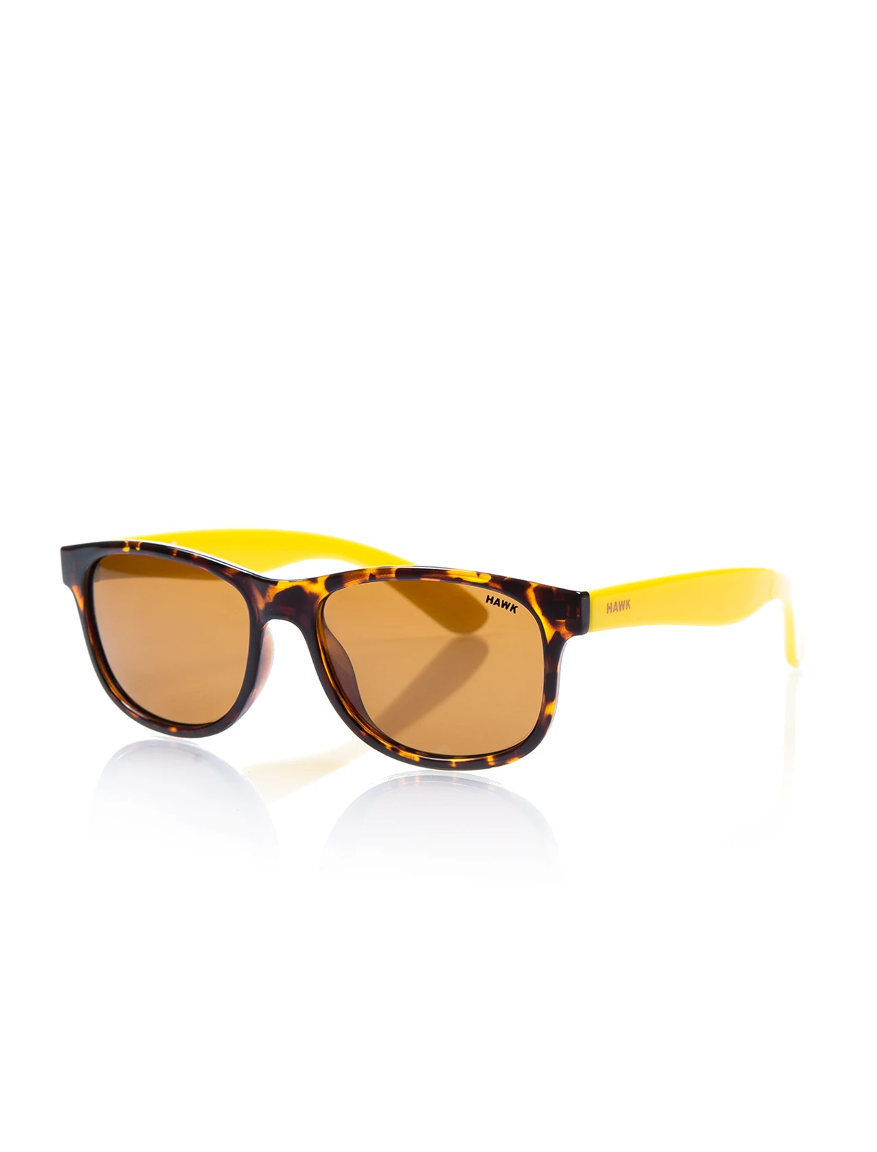 

Children's sunglasses hw 1523 02 bone Brown organic square square 48-15-131 hawk