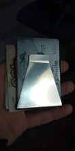 2020 de acero inoxidable de la identificación de la tarjeta de crédito Cartera de doble cara cambiar dinero Clip Cartera de color liso lindo envío gratis