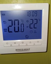 Regulador de temperatura de calefacción de caldera de Gas programable, termostato de batería AA con bloqueo de Chico, Control manual