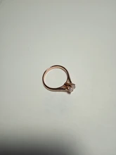 Anillos para mujer para siempre estilo clásico Simple seis garras Zirconia cúbica 3 colores boda aniversario regalo joyería de moda KCR033