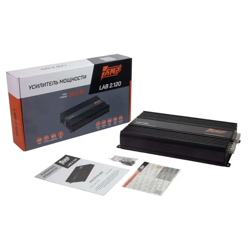 Усилитель мощности двухканальный AMP LAB 2.120 DC 12V 600W