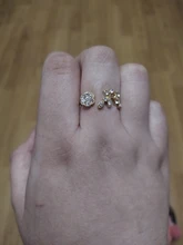 Anillo de cola ajustable para mujer y niña, accesorios de joyería con diamantes de imitación, hojas trenzadas, flores wishful, novedad, venta al por mayor