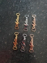 Hebilla de zapato personalizada con nombre para hombre y mujer, zapatos de acero inoxidable, joyería, regalo de cumpleaños, 2021