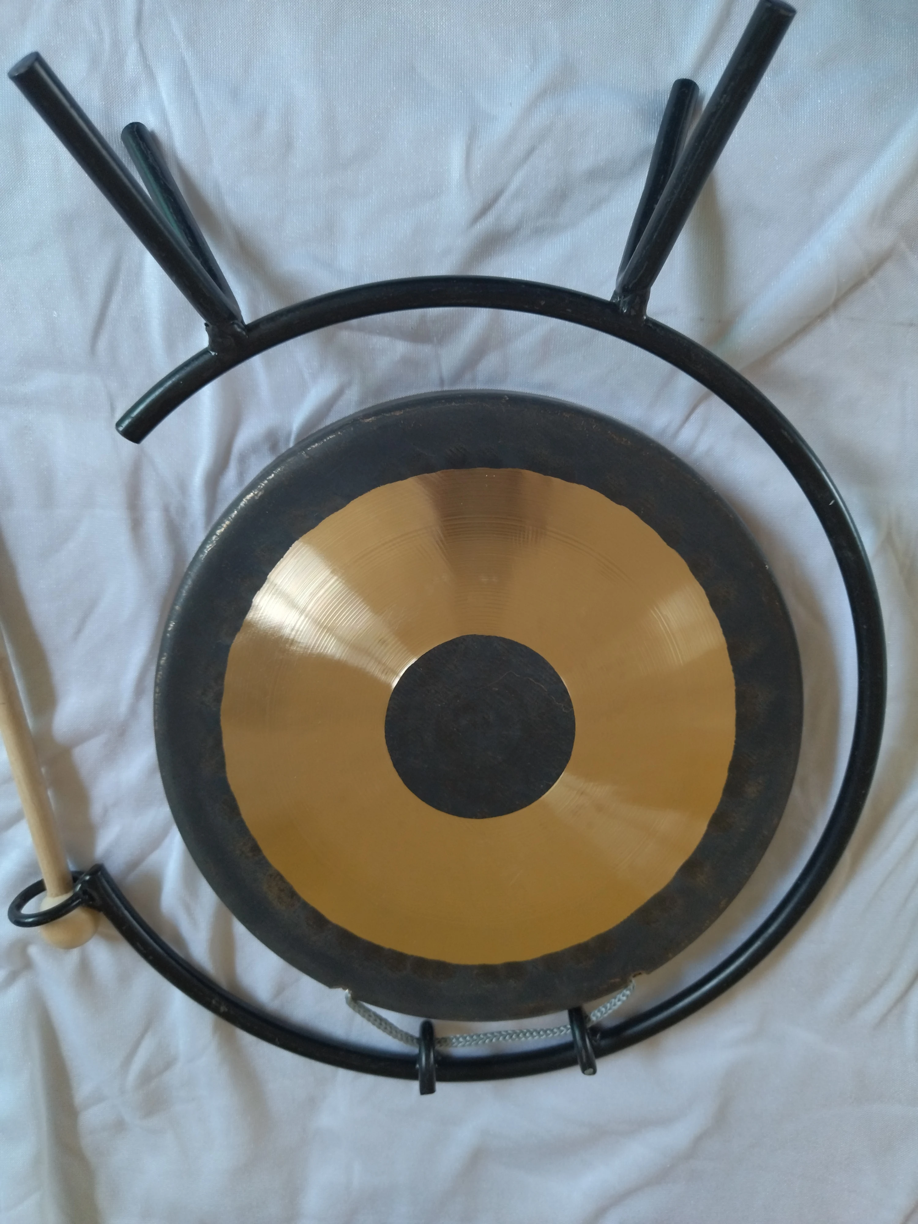 Handmade Chau Gong 10 inch Gong with Stand Percussion Instrument