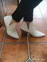 MCCKLE-Botines de punta estrecha para mujer, calzado de Tacones con cremallera alta, botines bajos, 2021
