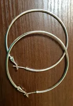 Personalidad hipérbole 925 de plata esterlina Simple liso círculo Pendientes para mujeres de plata de ley 2020-de plata-joyería de Pendientes de botón Pendientes