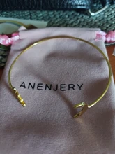 Anenjary-pendientes de plata de ley 925 con forma de estrella, aretes de cadena larga, S-E1443 completo