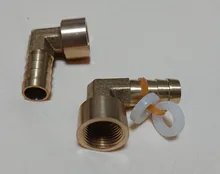 Pipe-Fitting Connector Brass Female Thread 16mm Barb BSP 12mm Joint-Coupler Hose Elbow 8mm