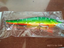 Floating Wobbler Crankbait-Tackle Fishing-Lure Minnow Hard-Bait Treble-Hooks Swimbait
