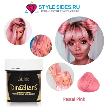 

Hair dye directions pastel pink (pastel pink) 88 ml.