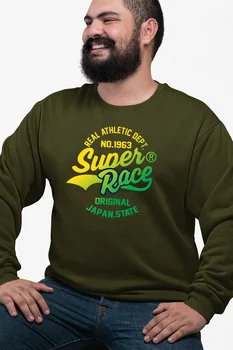 

Angemiel Wear Super Race Green Men 'S Sweatshirt