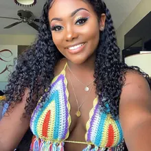 Rosabeauty rizado brasileño 13x4 frente de encaje pelucas de cabello humano de 26 28 30 pulgadas de la onda de agua del 150% de la onda profunda peluca Frontal para las mujeres negras