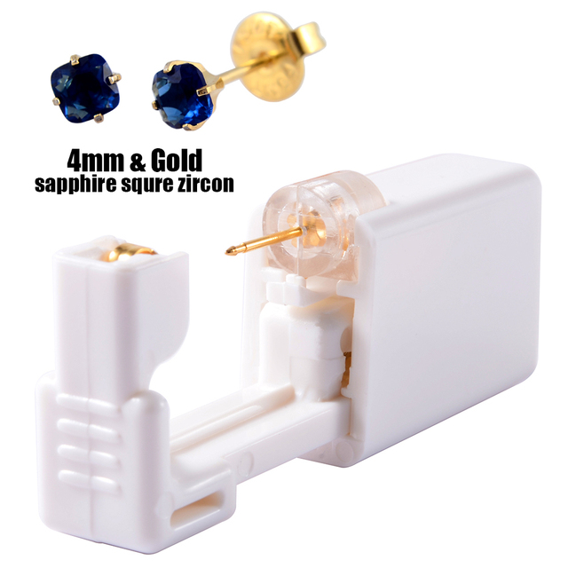 Disposable Self Ear Piercing Gun Sterile Cartilage Tragus Helix Piercing Unit NO PAIN Piercer Tool Machine Kit With Stud